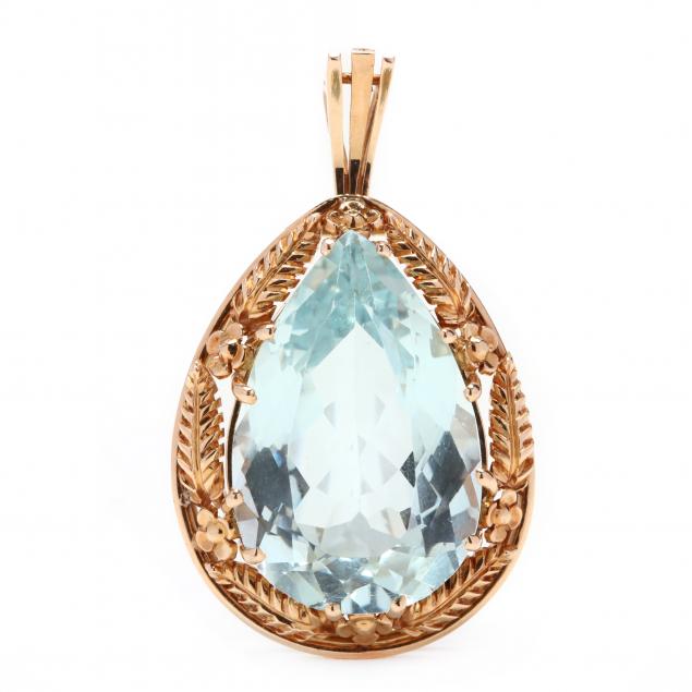 gold-and-aquamarine-pendant