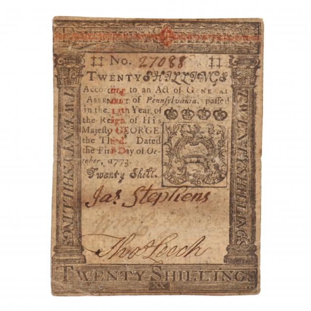 colonial-pennsylvania-currency