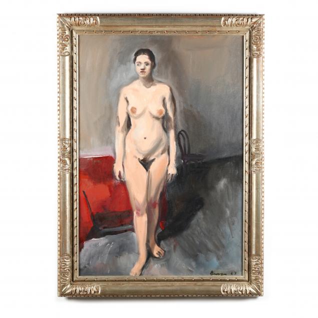 paul-georges-american-1923-2002-i-standing-nude-model-i