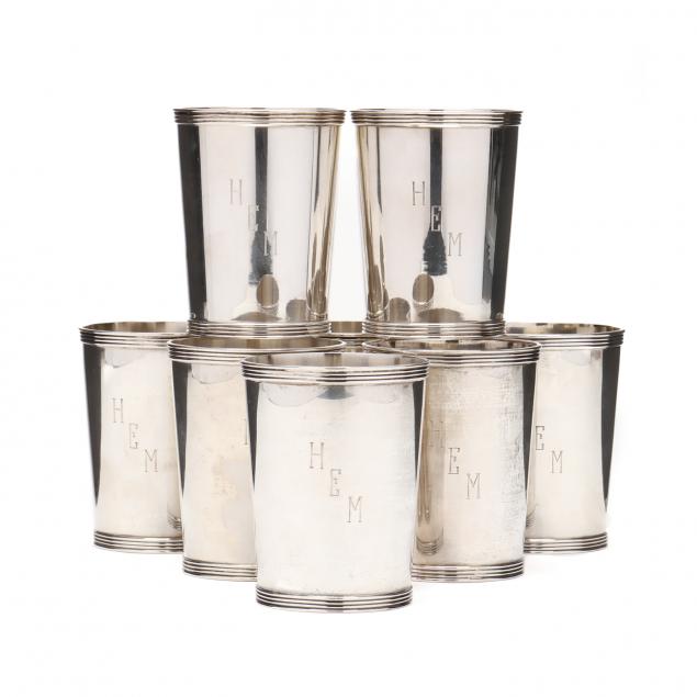 a-set-of-eight-sterling-silver-julep-cups