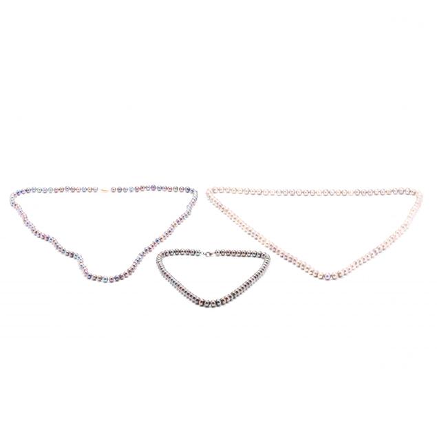 three-pearl-necklaces