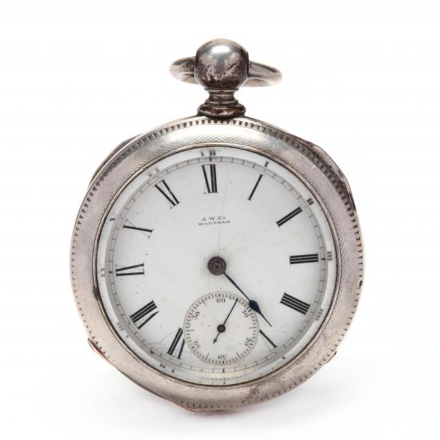 antique-coin-silver-open-face-p-s-bartlett-pocket-watch-waltham