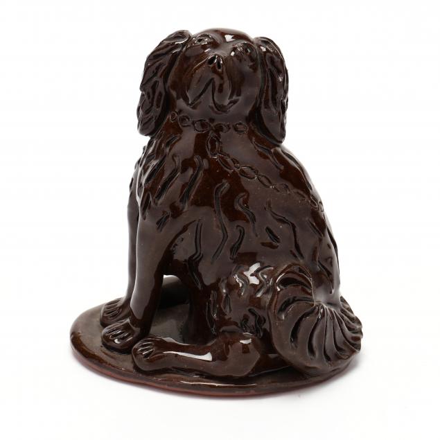nc-folk-pottery-billy-ray-hussey-seated-dog