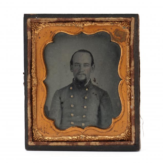 half-case-sixth-plate-ambrotype-of-a-north-carolina-confederate-lieutenant