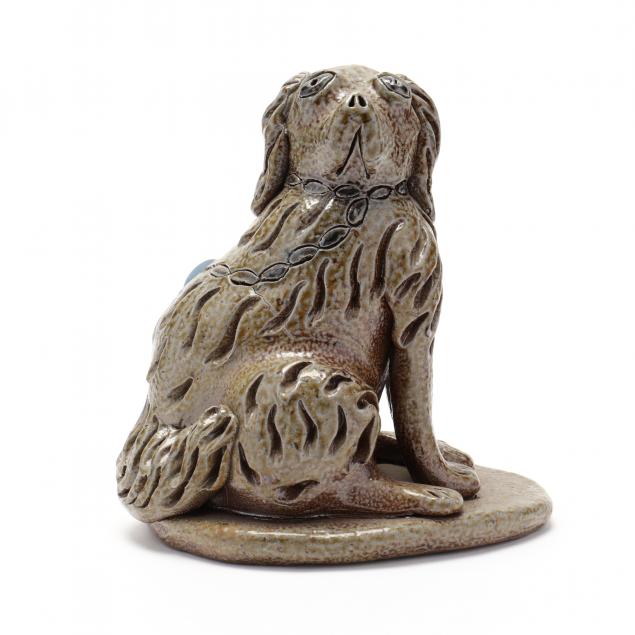 nc-folk-pottery-billy-ray-hussey-salt-glazed-spaniel