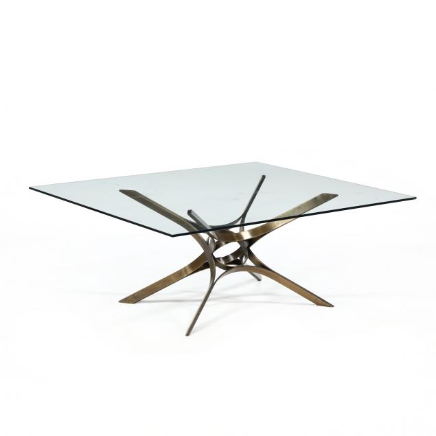 roger-sprunger-for-dunbar-bronze-and-glass-coffee-table