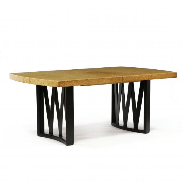 paul-frankl-cork-top-dining-table