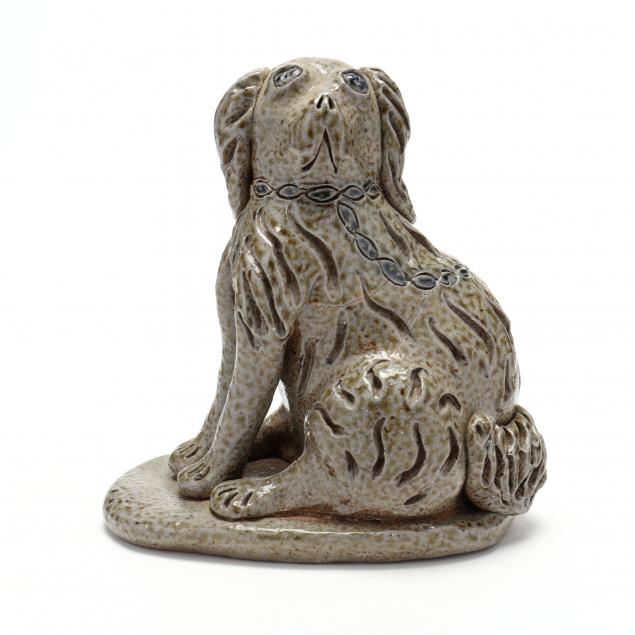 nc-folk-pottery-billy-ray-hussey-stoneware-spaniel