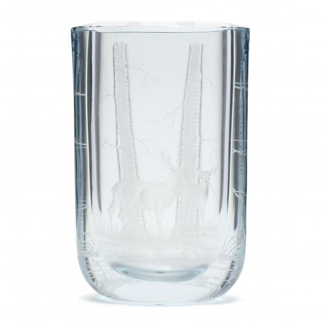 swedish-engraved-tall-glass-vase