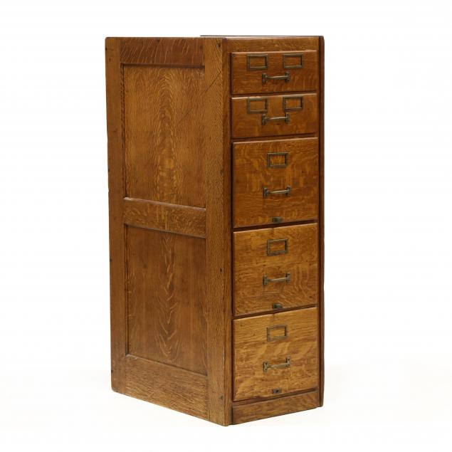 antique-oak-filing-cabinet