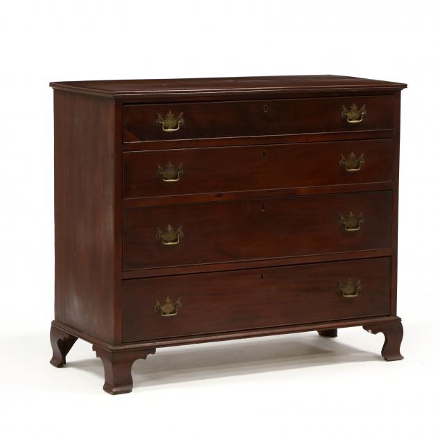 southern-chippendale-mahogany-chest-of-drawers