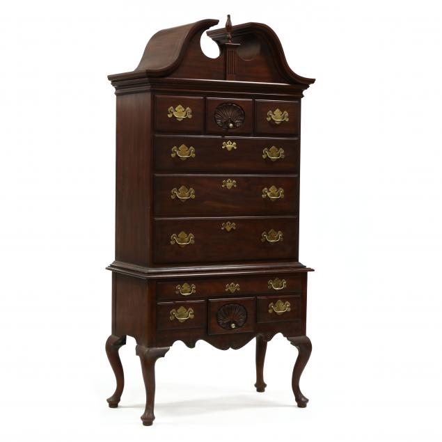 henkel-harris-queen-anne-style-mahogany-highboy