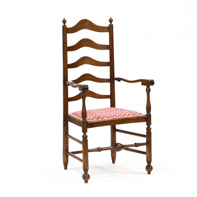 antique-american-ladder-back-arm-chair