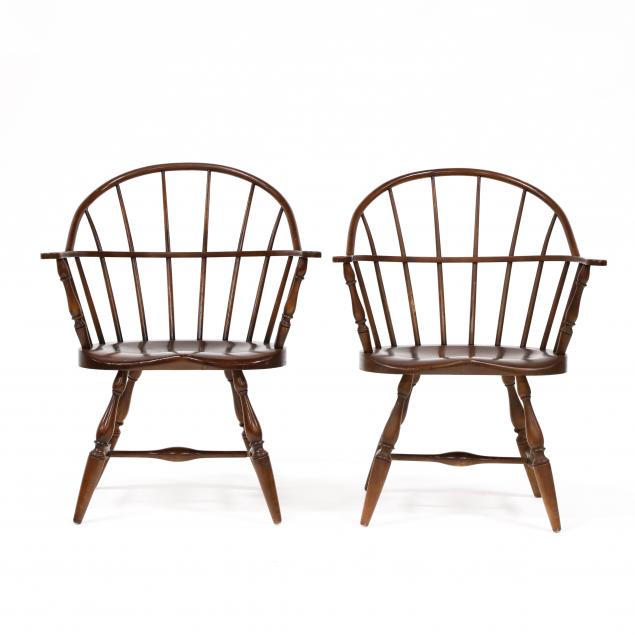 pair-of-walnut-hoop-backed-chairs-bob-timberlake-collection