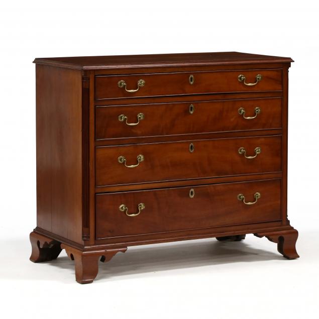 southern-chippendale-cherry-chest-of-drawers