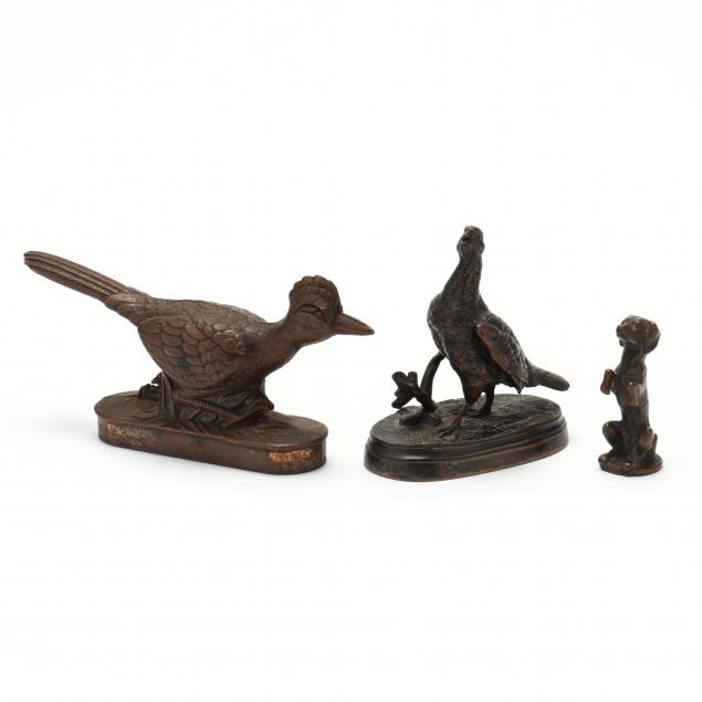 three-small-bronze-figural-sculptures