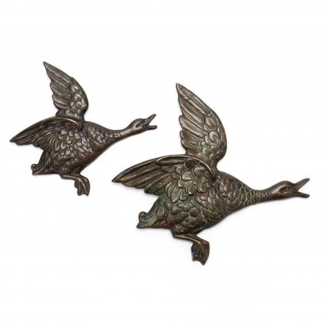 pair-of-antique-bronze-geese-wall-mounts