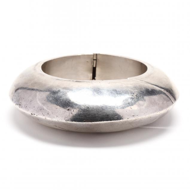 modernist-sterling-silver-bangle-bracelet-mexico