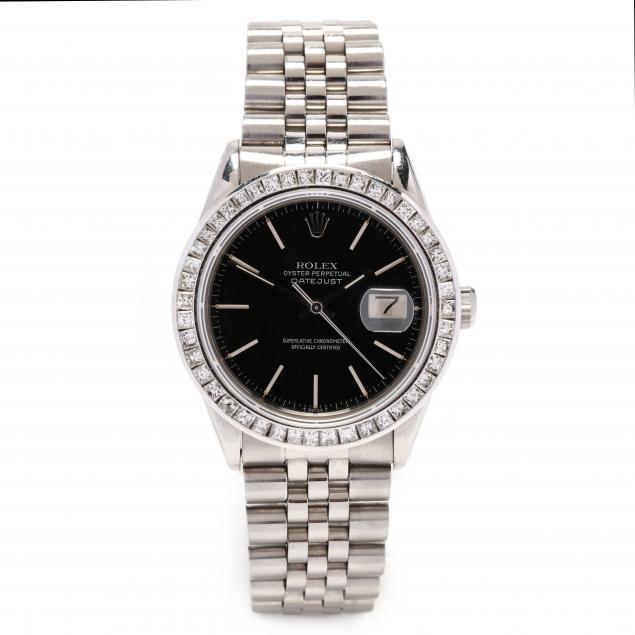 stainless-steel-and-diamond-oyster-perpetual-datejust-watch-rolex