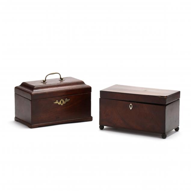 two-antique-english-mahogany-tea-caddies
