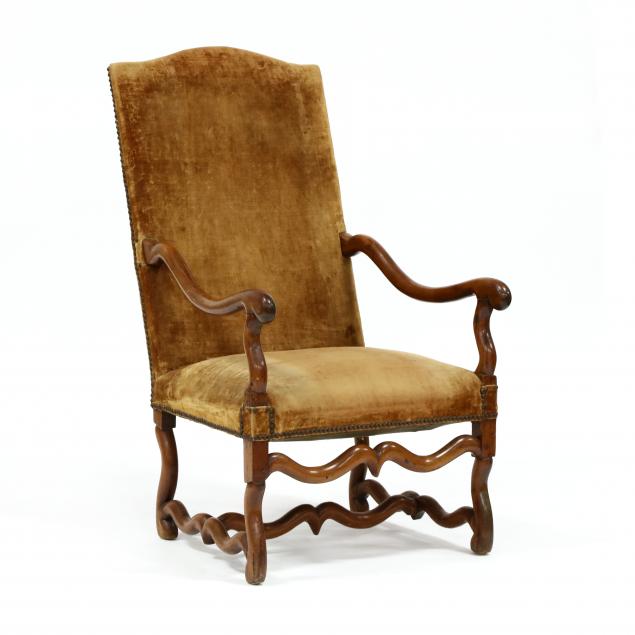 continental-carved-walnut-hall-chair