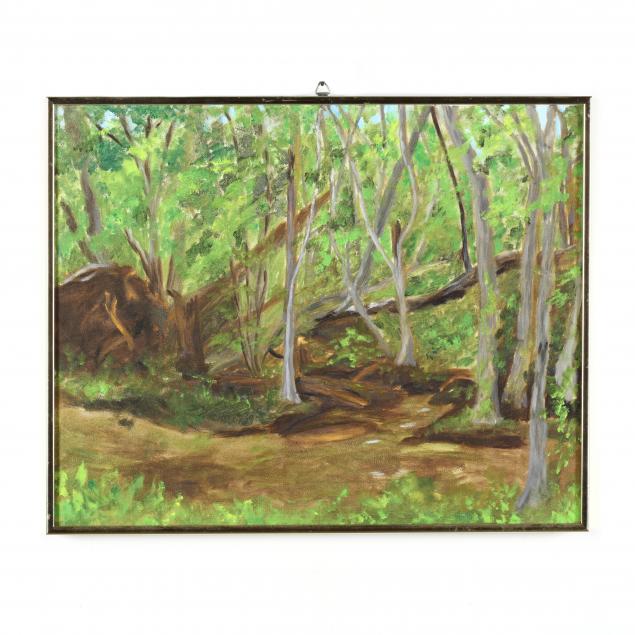 american-school-painting-of-a-wooded-landscape
