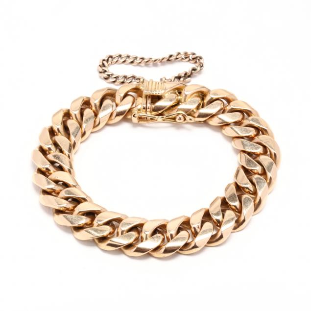 18kt-gold-curb-link-bracelet