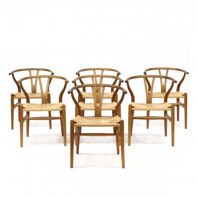 hans-wegner-denmark-1914-2007-set-of-seven-wishbone-chairs