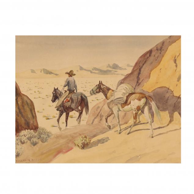 leonard-reedy-chicago-1899-1956-desert-expedition-on-horseback