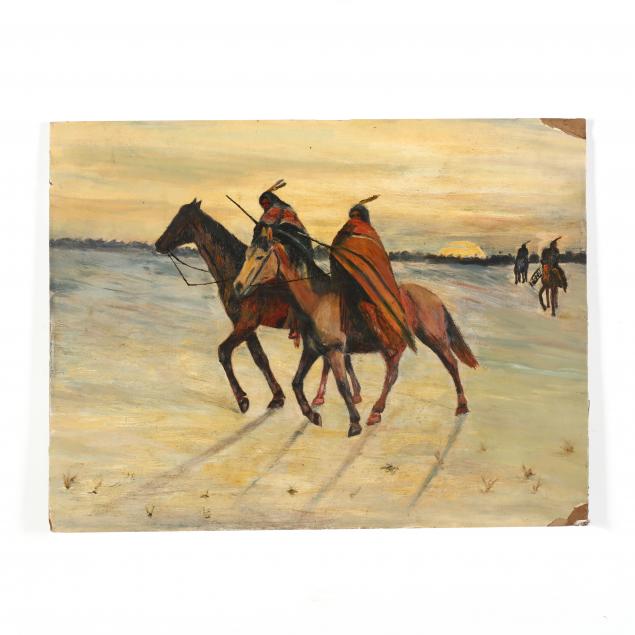 winter-scene-with-native-american-indians-on-horseback