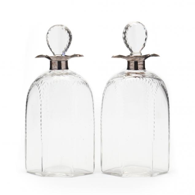 pair-of-edwardian-etched-glass-decanters-with-silver-collars