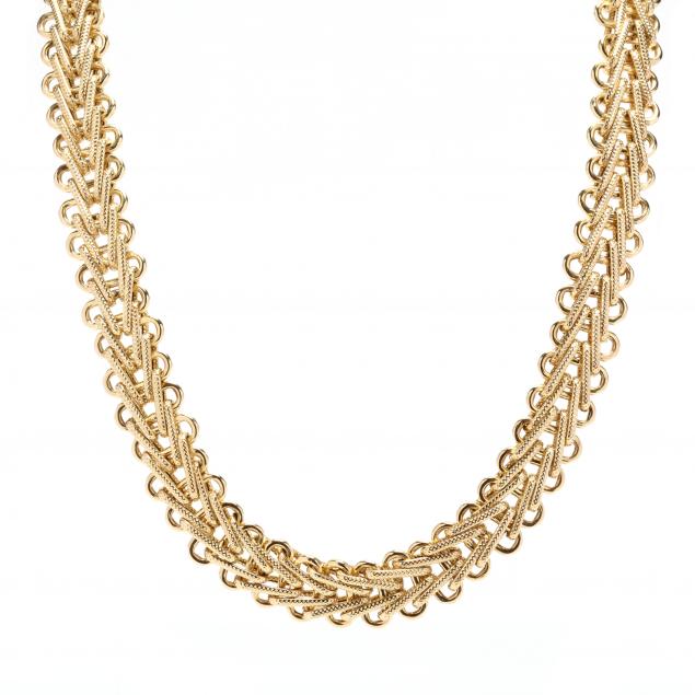 14kt-gold-woven-necklace