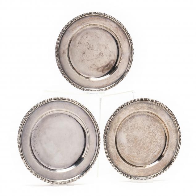 three-sterling-silver-bread-plates