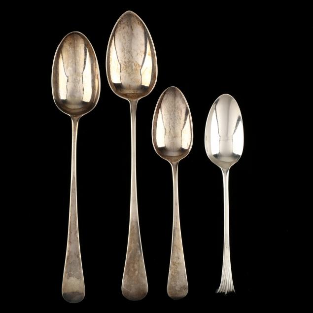 four-georgian-silver-serving-spoons