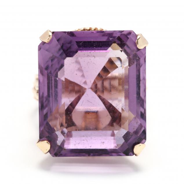 14KT Gold and Amethyst Ring (Lot 1094 - Estate Jewelry & Sterling ...