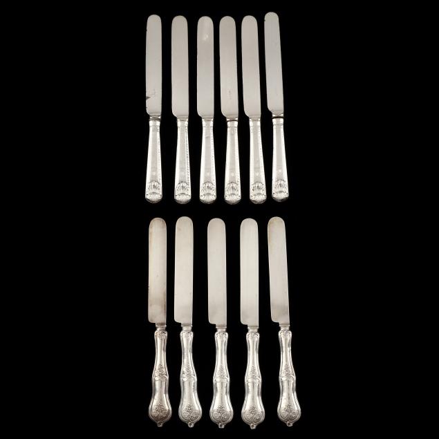an-assembled-group-of-eleven-silver-breakfast-knives