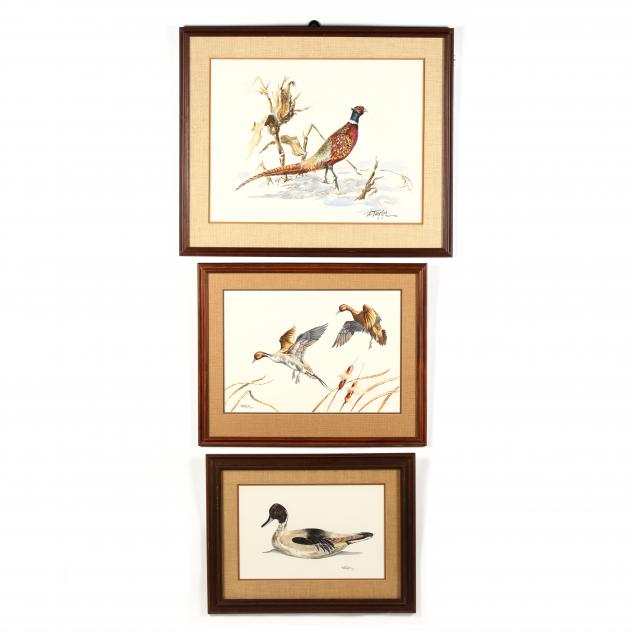 alice-taylor-nj-va-b-1943-three-framed-waterfowl-paintings