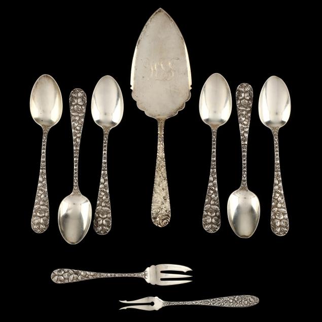 nine-baltimore-repousse-sterling-silver-flatware-items