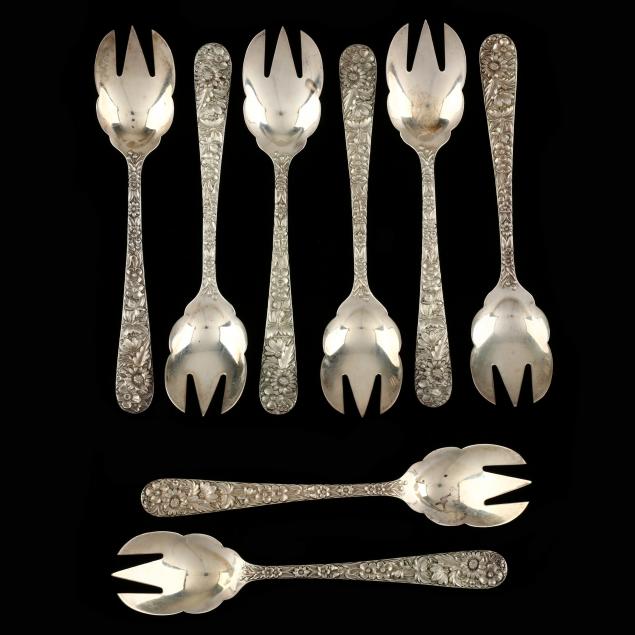 set-of-eight-s-kirk-son-repousse-sterling-silver-ice-cream-forks