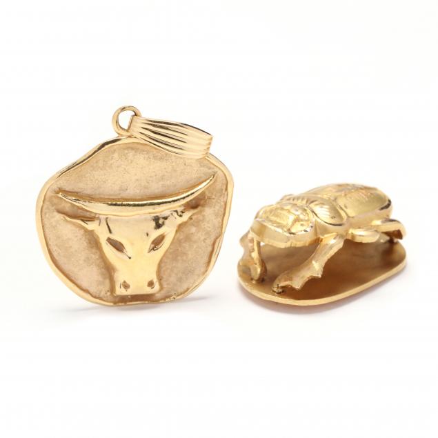 two-gold-jewelry-items