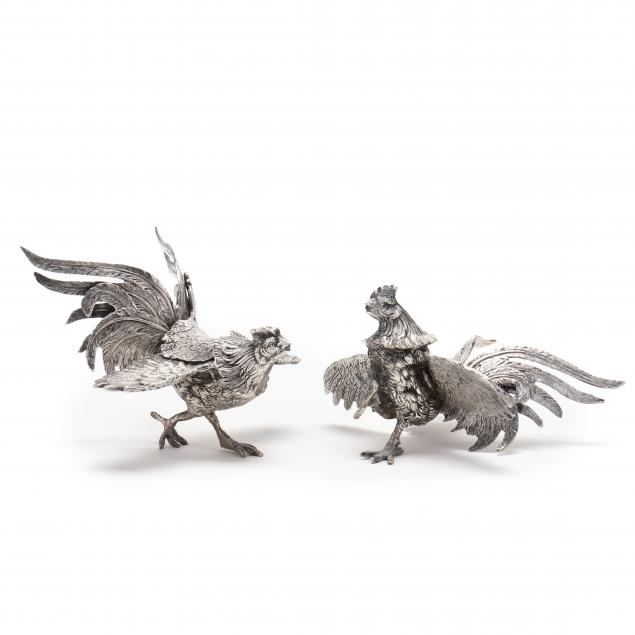 a-pair-of-vintage-silverplate-roosters
