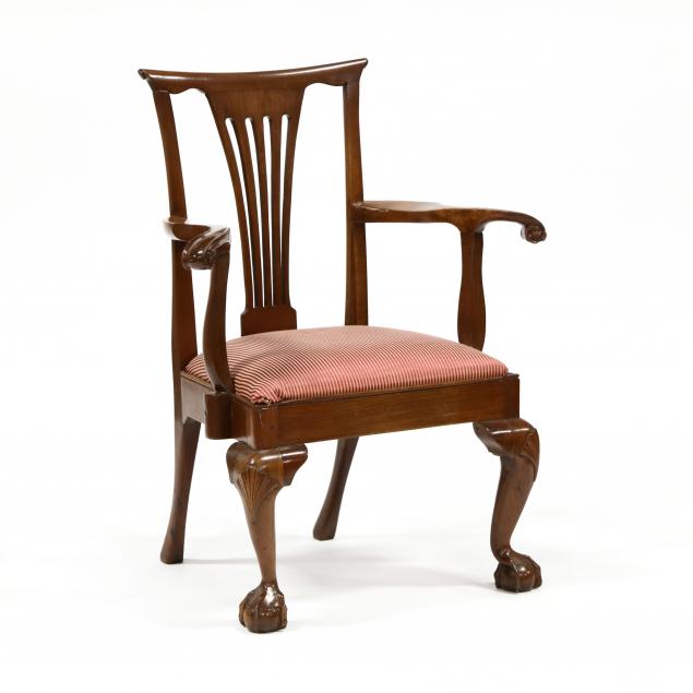 american-chippendale-style-armchair