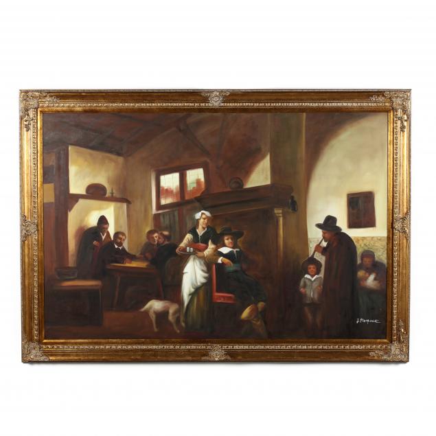 large-decorative-painting-of-a-dutch-tavern-scene