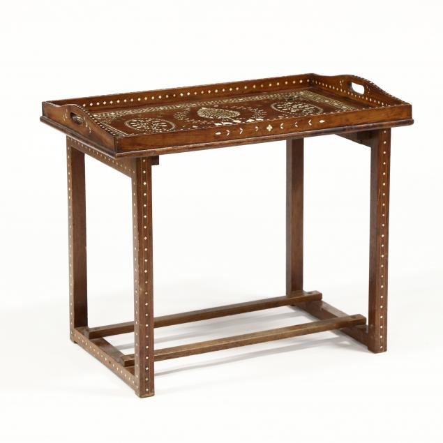 anglo-indian-inlaid-teak-tray-table
