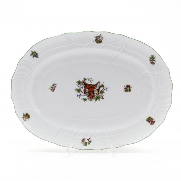 herend-porcelain-i-hunter-trophies-i-oval-platter