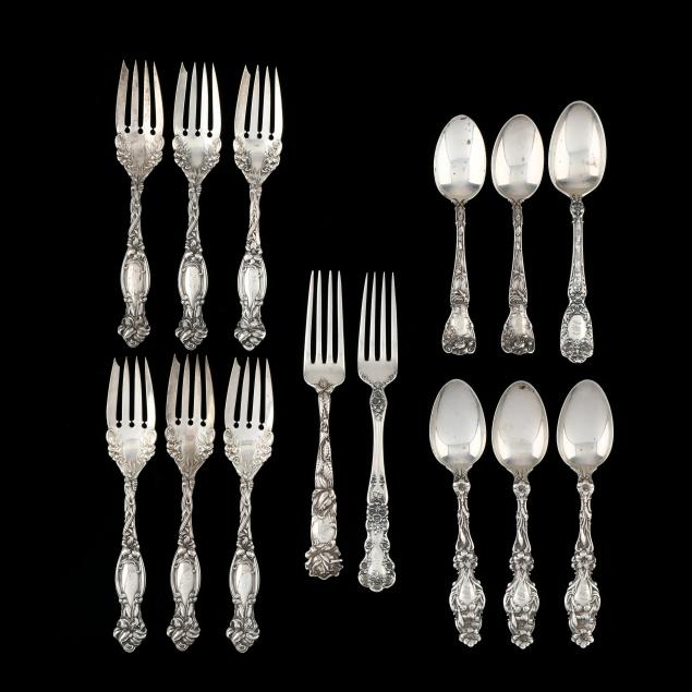 a-collection-of-american-art-nouveau-sterling-silver-flatware