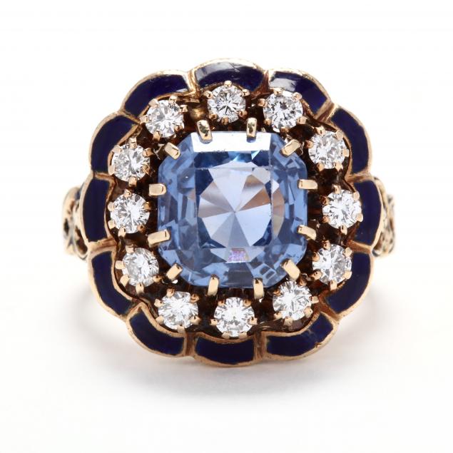 gold-sapphire-diamond-and-enamel-ring