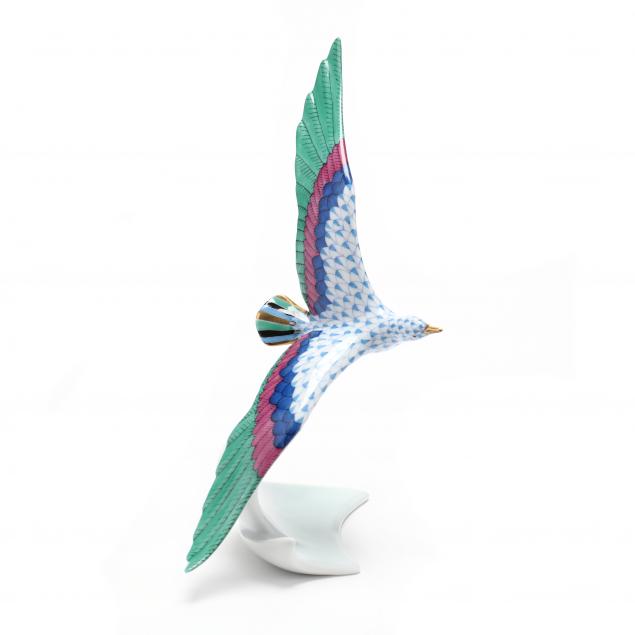 herend-porcelain-seagull-in-flight