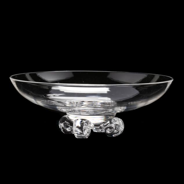 steuben-footed-glass-bowl