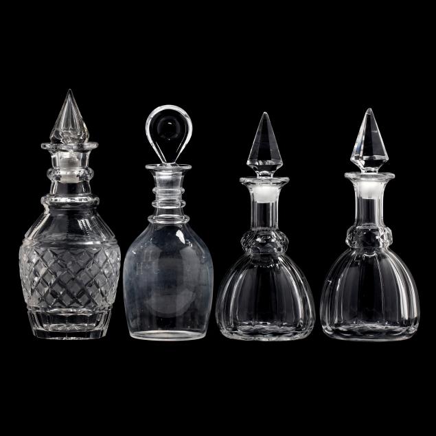 four-antique-cut-glass-decanters
